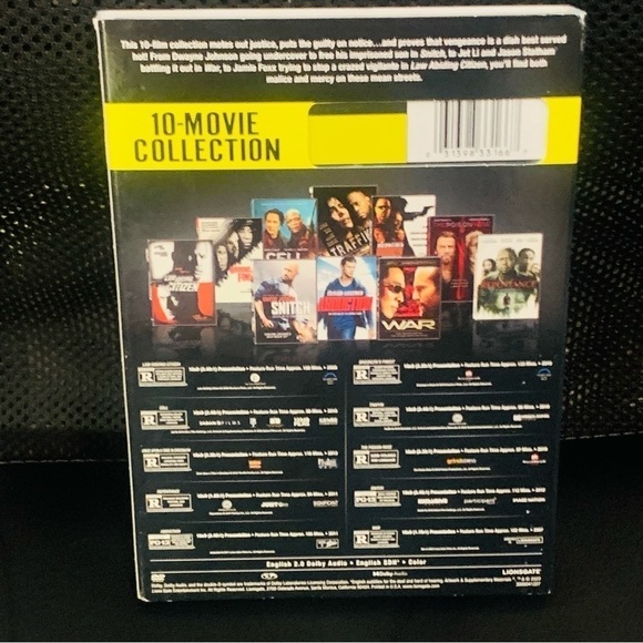 JUSTICE & VENGEANCE 10-PACK DVD New Sealed . War, Snitch, Traffik, Cell - Picture 2 of 3